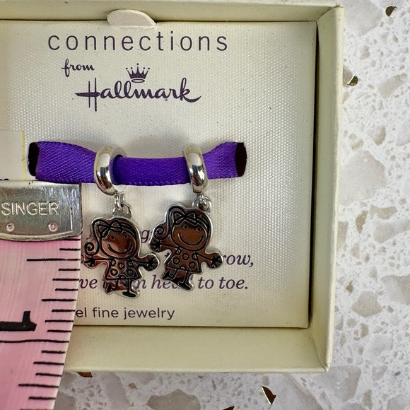 Hallmark Stainless Steel Bracelet Charms - Picture 3 of 4